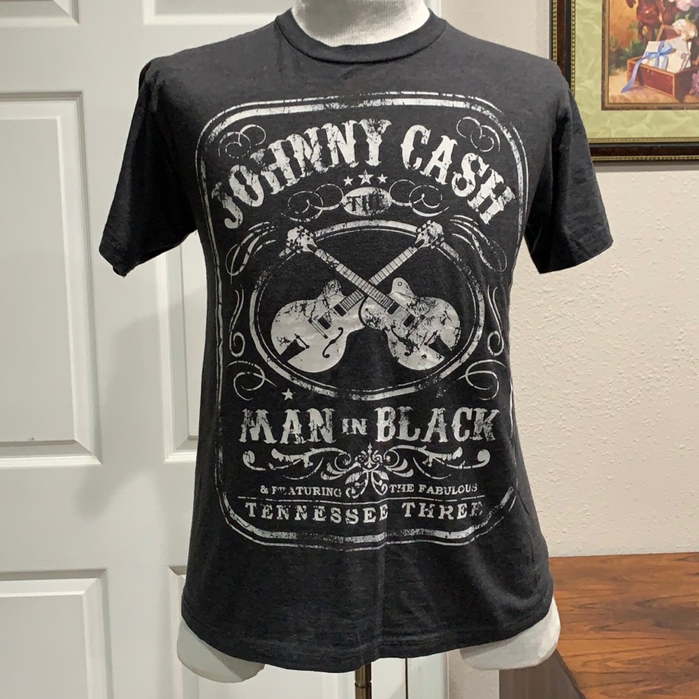 ZION ROOTSWEAR Johnny Cash T-shirt Sz M